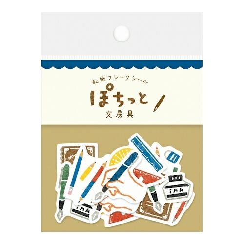 Furukawashiko, Stationery, Pochitto (ぽちっと), Washi Flake Stickers