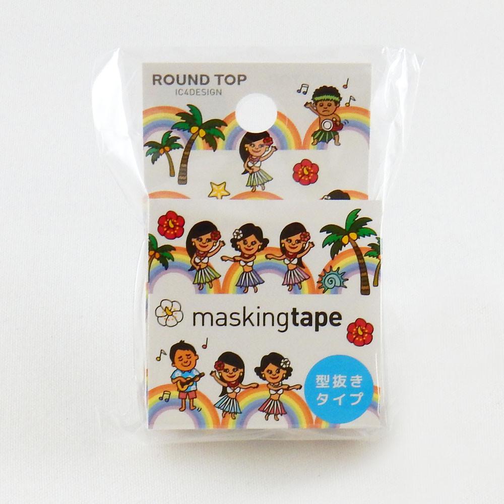 Masking Tape - ROUND TOP, Hula Dance, 20mm x 5m - KEY Handmade
 - 2
