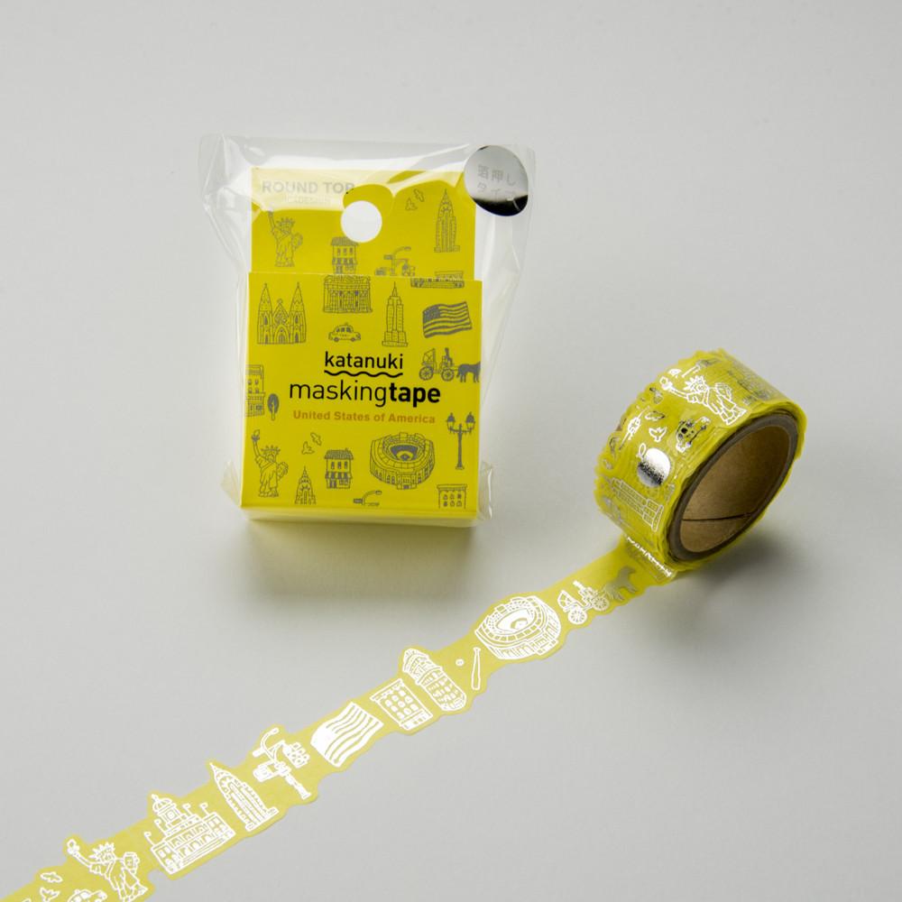 Masking Tape - ROUND TOP, America 2, 20mm x 5m - KEY Handmade
 - 1