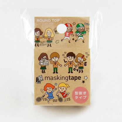 Masking Tape - ROUND TOP, School, 20mm x 5m - KEY Handmade
 - 2