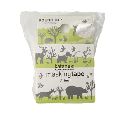 Masking Tape - ROUND TOP, Animal, 20mm x 5m - KEY Handmade
 - 2