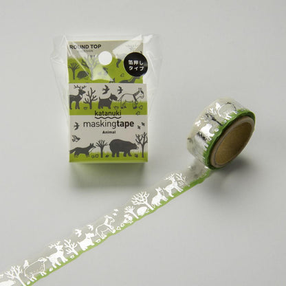 Masking Tape - ROUND TOP, Animal, 20mm x 5m - KEY Handmade
 - 3