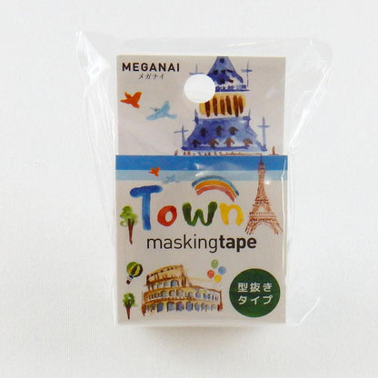 Masking Tape - ROUND TOP, Town, 20mm x 5m - KEY Handmade
 - 2