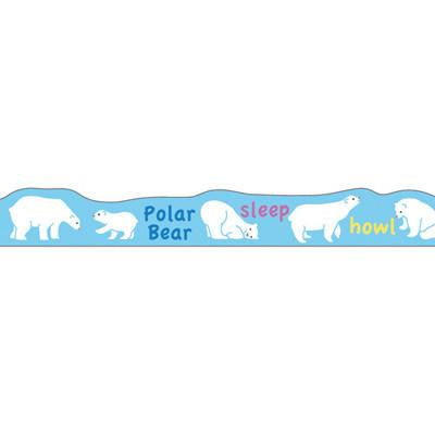 Masking Tape - PINE BOOK Nami-Nami Deco Masking Tape, Polar Bear, 8mm x 8m - KEY Handmade
 - 4