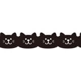 將圖片載入圖庫檢視器 Masking Tape - PINE BOOK Nami-Nami Deco Masking Tape, Black Cat Face, 8mm x 8m - KEY Handmade
 - 3
