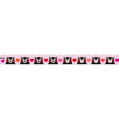 Masking Tape - PINE BOOK Nami-Nami Deco Masking Tape, Kumamon and Heart, 8mm x 8m - KEY Handmade
 - 4