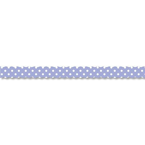 PINE BOOK Assorted Style Nami-Nami Masking Tape, ８ｍｍパープル・ドット (Purple Dot)