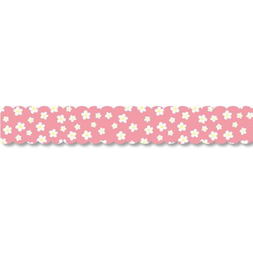 PINE BOOK Assorted Style Nami-Nami Masking Tape, Pink Flower