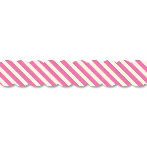 PINE BOOK Assorted Style Nami-Nami Masking Tape, Pink Strip