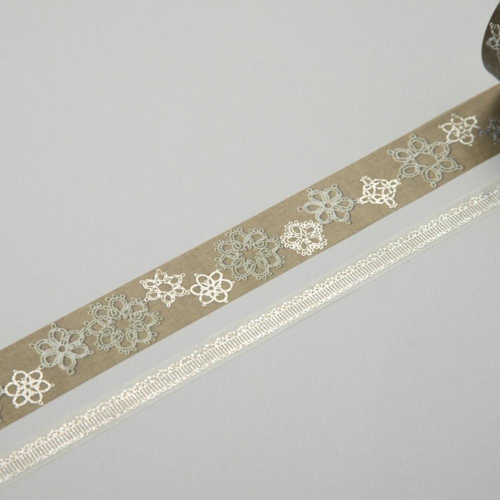 Masking Tape - ROUND TOP, Lace, 20 / 8mm x 4m - KEY Handmade
 - 1